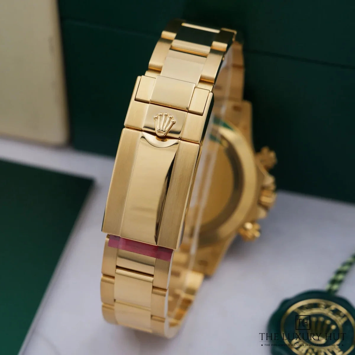 Rolex Daytona 116508 40mm 18ct Yellow Gold Black Dial Diamond