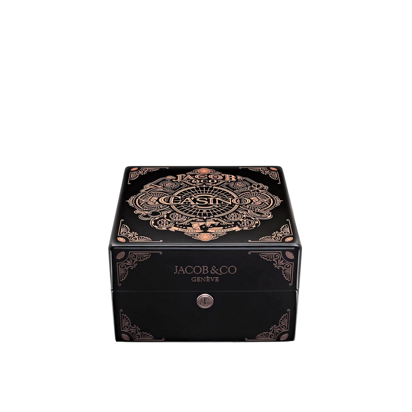 The Casino Tourbillon 44mm CA100.40.AA.AA.ABALA Rose Gold Black Onyx Dial Limited Edition