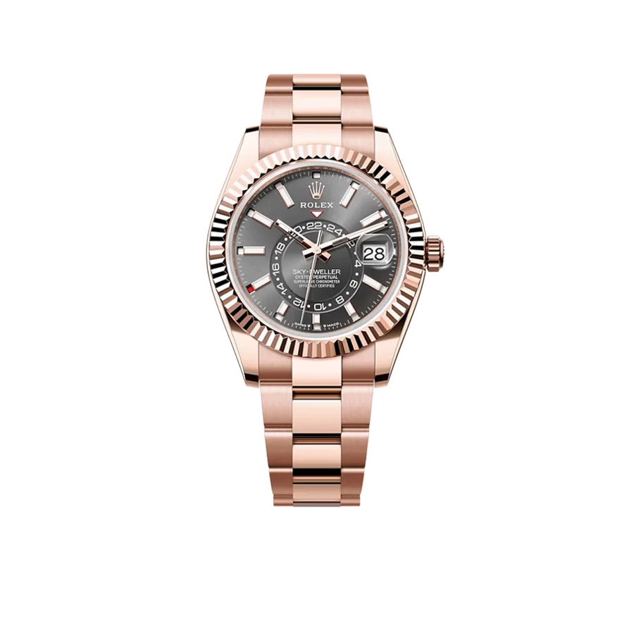 Sky-Dweller 42mm Rose Gold Rhodium Dial Oyster Bracelet M336935-0004