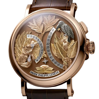 Complications 43mm 5249R-001 Hours And Minutes On Demand Automaton - The Crow and the Fox Rose Gold Matara