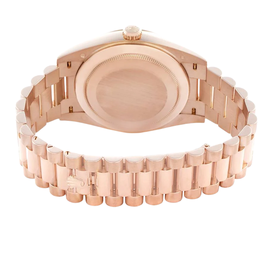 President Day-Date 40mm Rose Gold Chocolate Diamond Watch 228235