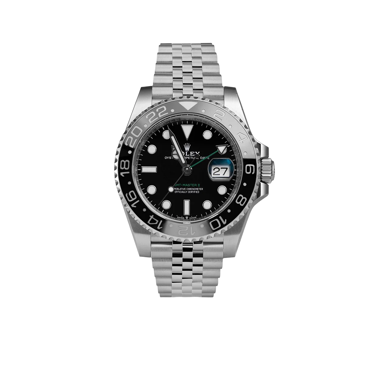 GMT-Master II 40mm Bruce Wayne 126710GRNR Watch Black Dial | 2025 Brand New