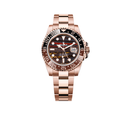 GMT-Master II 40mm Rose Gold Tiger Iron Dial Oyster 126715CHNR