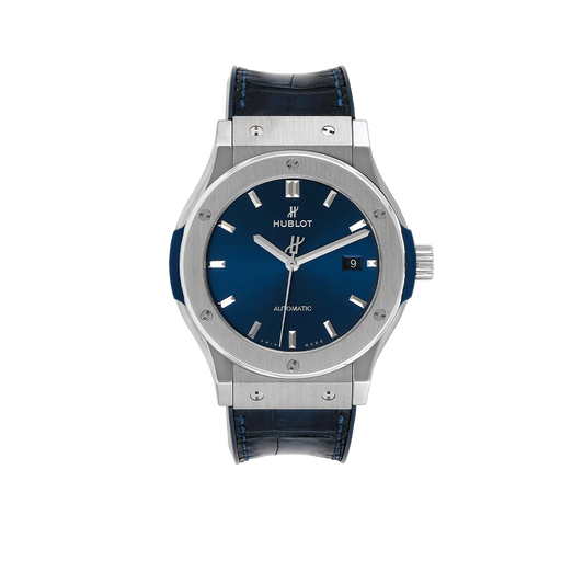 Classic Fusion Titanium 42mm Blue Dial Mens Watch 542.NX.7170.LR