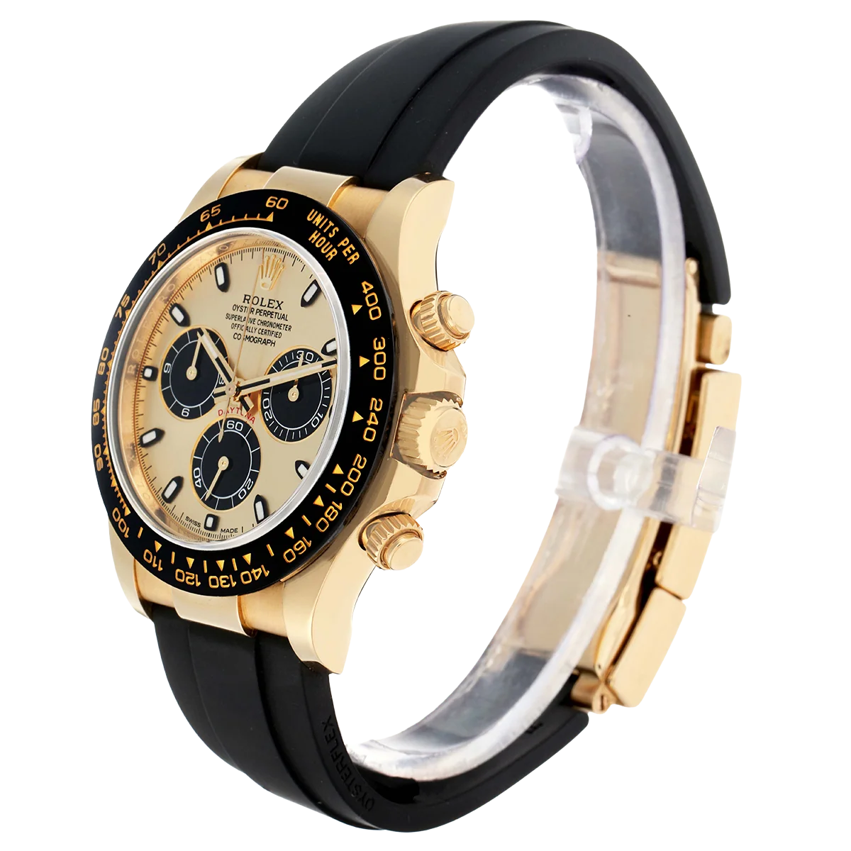 Daytona Pikachu 40mm Yellow Gold Champagne Dial Mens Watch 116518