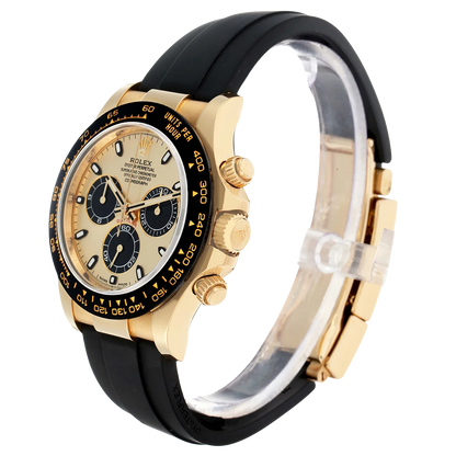 Daytona Pikachu 40mm Yellow Gold Champagne Dial Mens Watch 116518