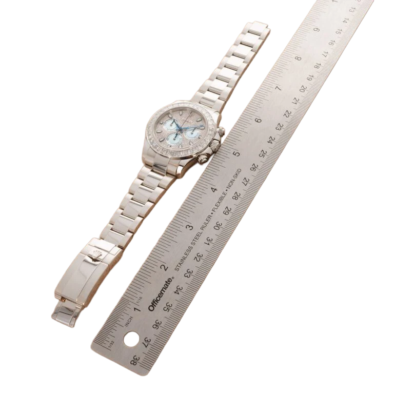 Daytona Diamond Pave Dial Platinum Watch 116576TBR