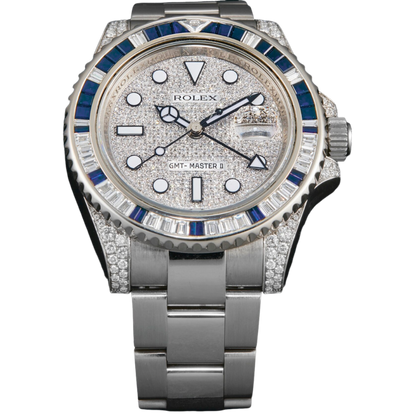 Oyster Perpetual GMT-Master II 40mm White Gold Blue Sapphire Bezel 116759SA