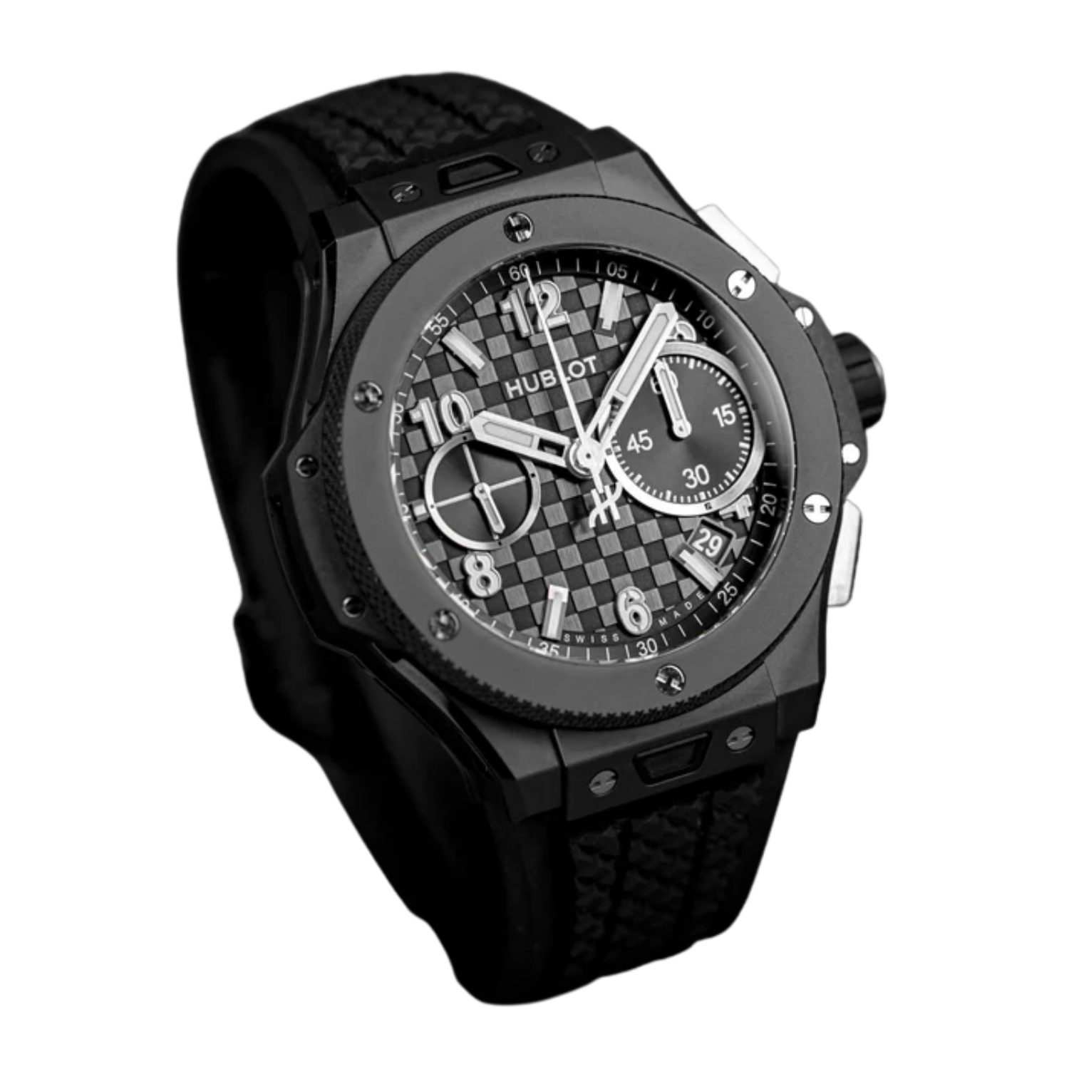 Big Bang Original Unico Black Magic 43mm Ceramic Chronograph Watch 431.CI.1370.RX