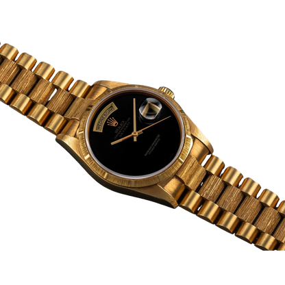 Day-Date 36mm 18248 18k Yellow Gold Presidential Bracelet Black Onyx Dial