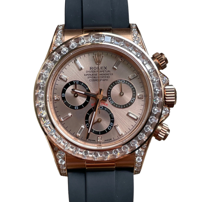 Daytona Cosmograph Everose gold Sundust Dial Diamond 40mm 126535TBR-0002
