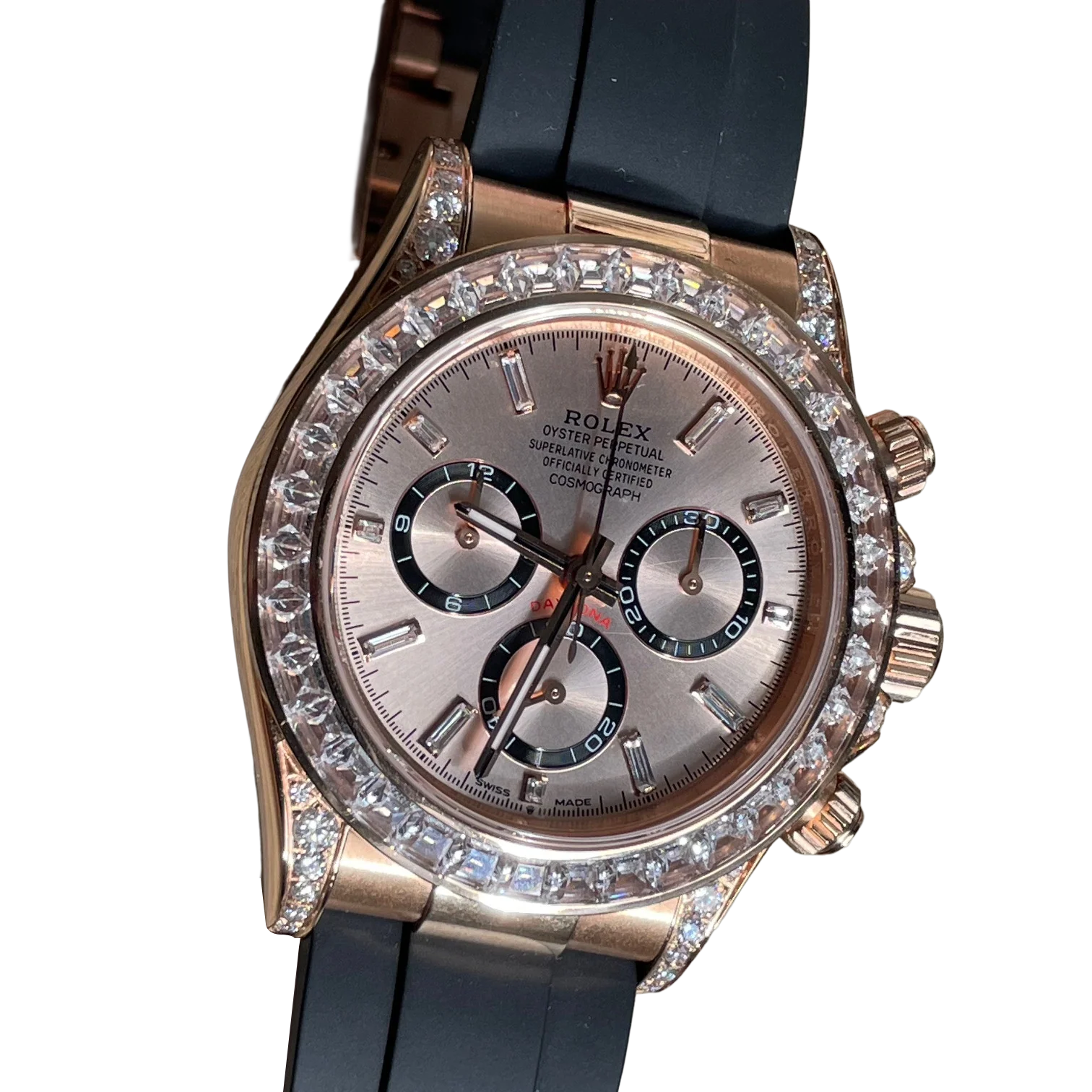 Daytona Cosmograph Everose gold Sundust Dial Diamond 40mm 126535TBR-0002