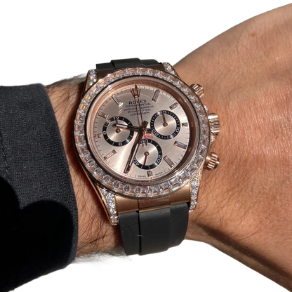 Daytona Cosmograph Everose gold Sundust Dial Diamond 40mm 126535TBR-0002