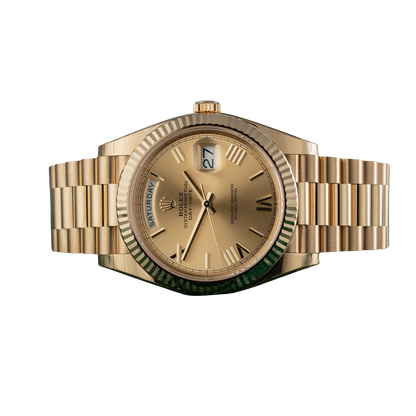 Day-Date 40mm Yellow Gold Champagne Roman Dial m228238-0006