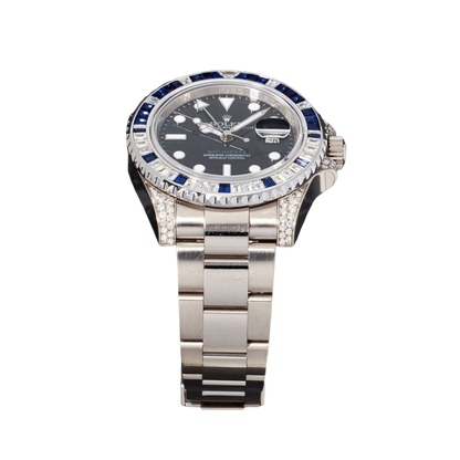 GMT-Master II, Reference 116759SA White Gold Diamond And Sapphire