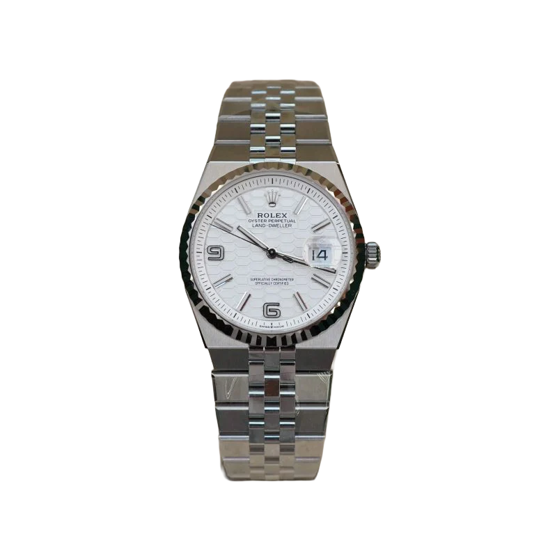 Land-Dweller 36 mm  Oystersteel White Gold M127334-0001