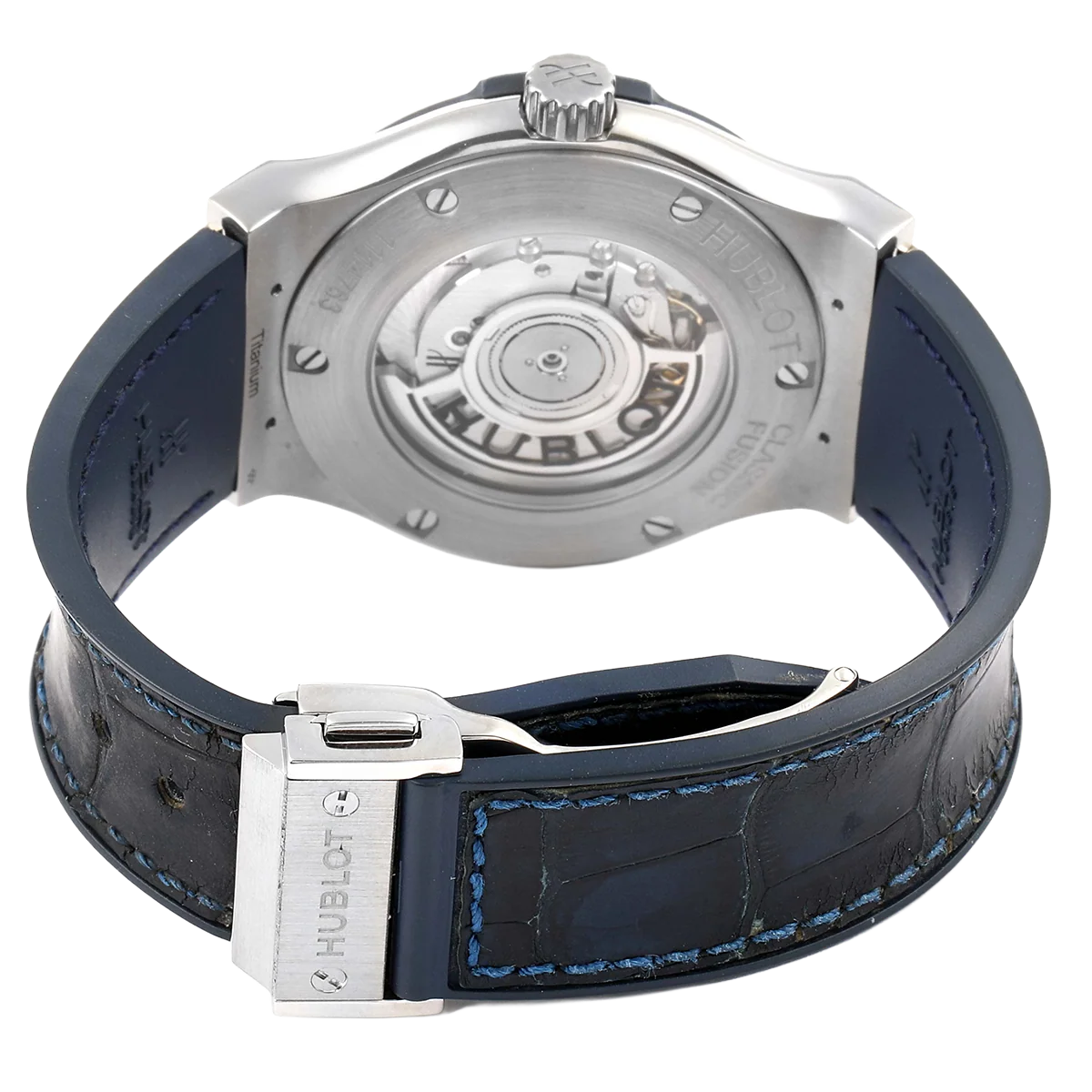 Classic Fusion Titanium 42mm Blue Dial Mens Watch 542.NX.7170.LR