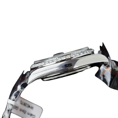 Day-Date 40 President White Gold Diamond Paved Dial with Sapphires 228349RBR