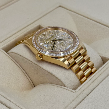 Day-Date 40mm 18K Yellow Gold Champagne Diamonds Dial 228398tbr-0036