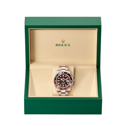 GMT-Master II 40mm Rose Gold Tiger Iron Dial Oyster 126715CHNR