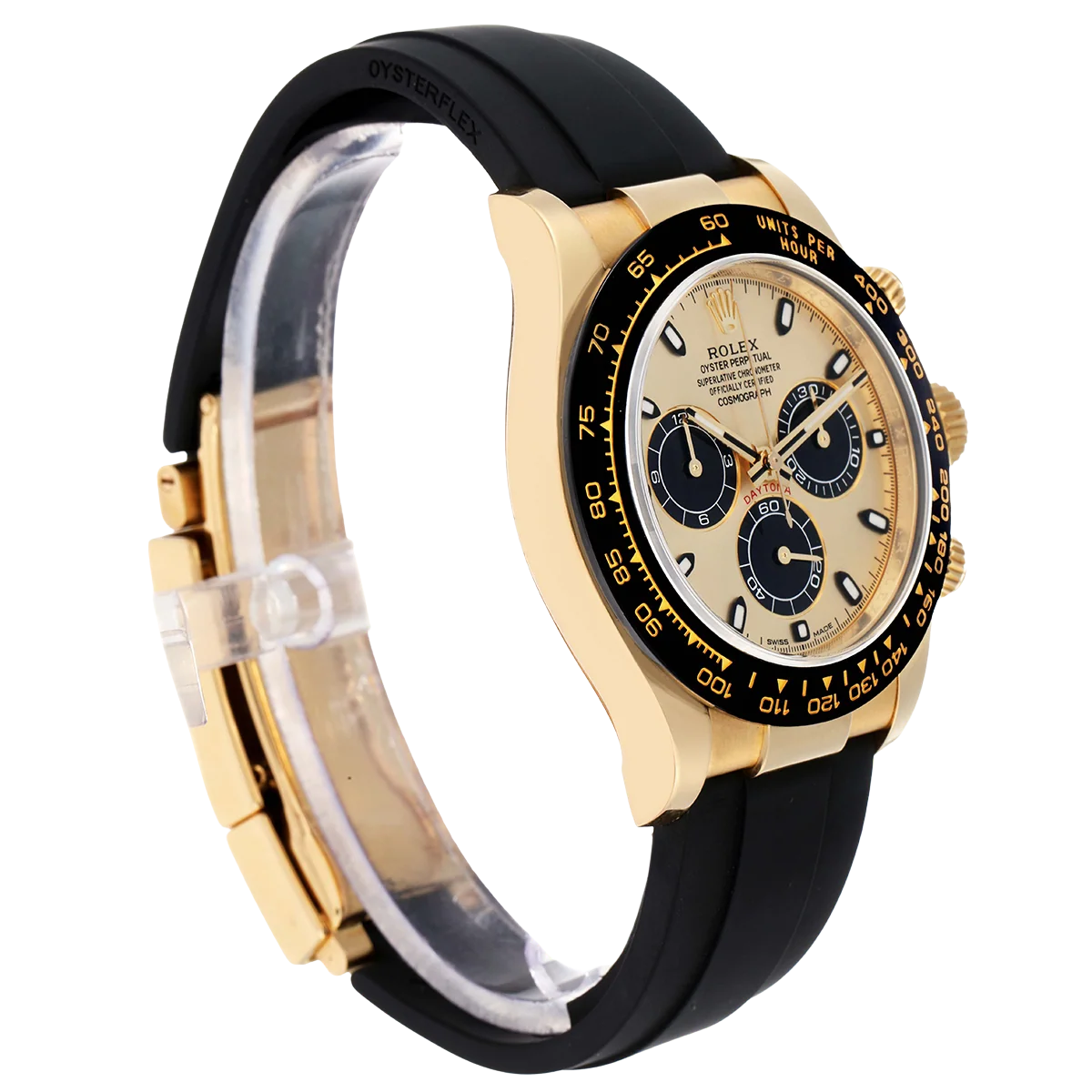 Daytona Pikachu 40mm Yellow Gold Champagne Dial Mens Watch 116518