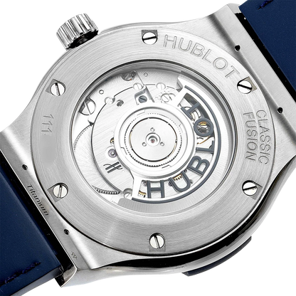 Classic Fusion Titanium 42mm Blue Dial Mens Watch 542.NX.7170.LR