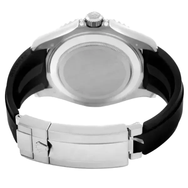 Yacht-Master 42mm White Gold and Diamond-Set / Black / Oysterflex