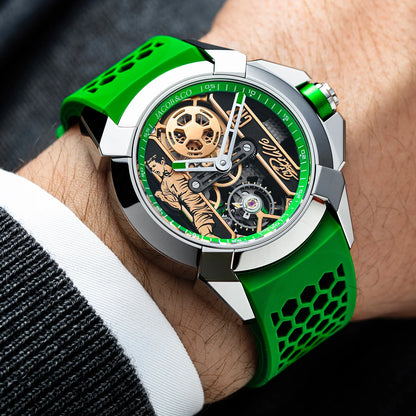 Epic X CR7 44mm Heart of CR7 Stainless Steel Green on Strap EX120.10.AD.AA.ABRUA