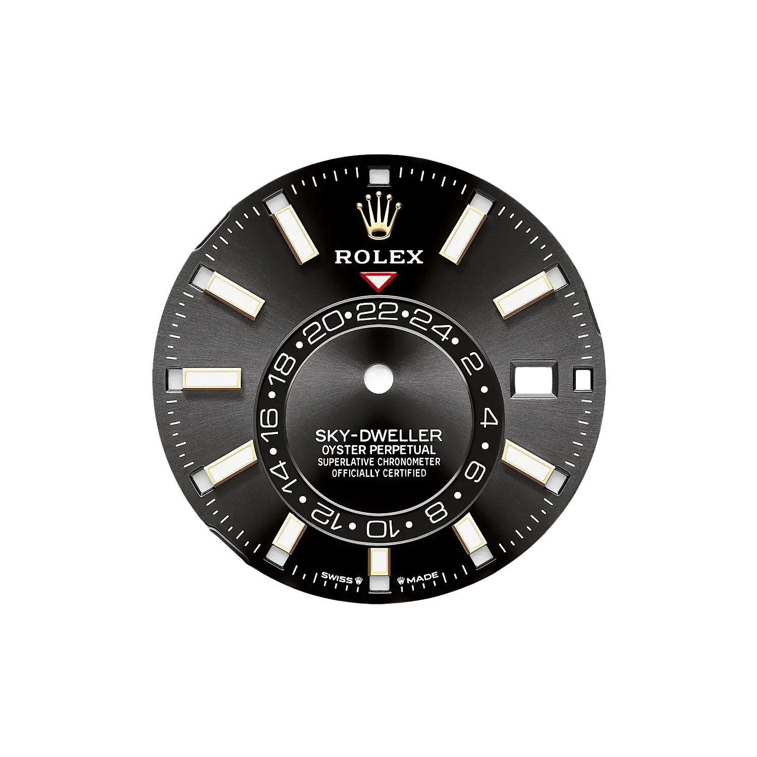 Sky-Dweller 42mm Oyster Yellow Gold 336938 Bright Black