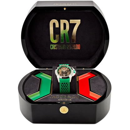 Epic X CR7 44mm Heart of CR7 Stainless Steel Green on Strap EX120.10.AD.AA.ABRUA