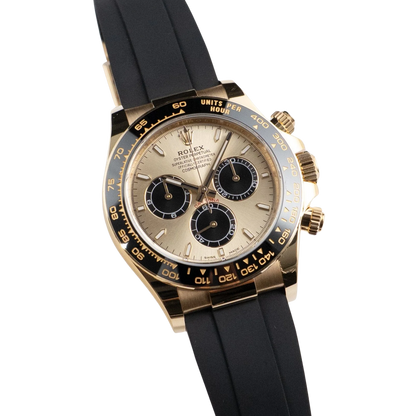 Daytona 40mm Pikachu Yellow Gold Champagne Black Dial 126518LN