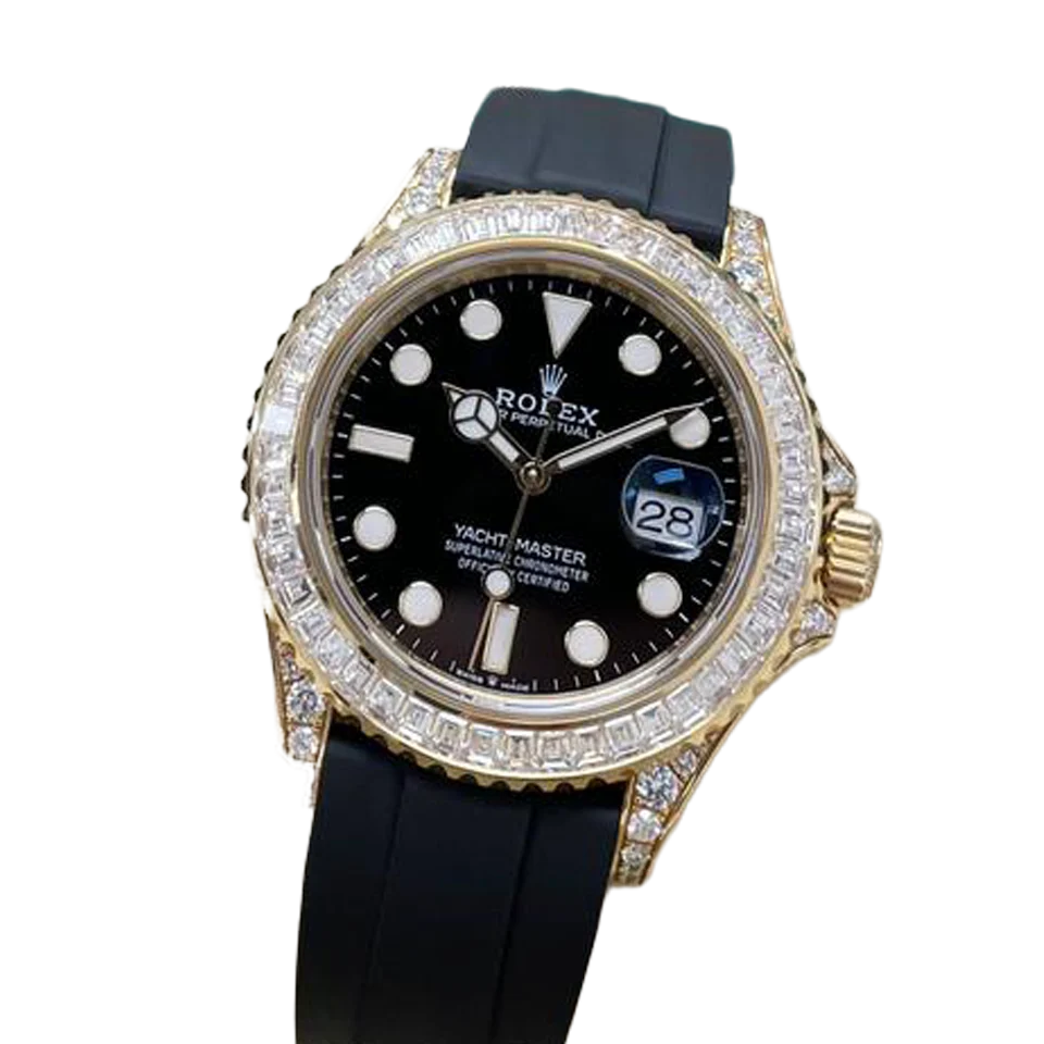 Yacht-Master 42  Yacht-master 42mm 226668 Yellow Gold Baguette Bezel Diamond
