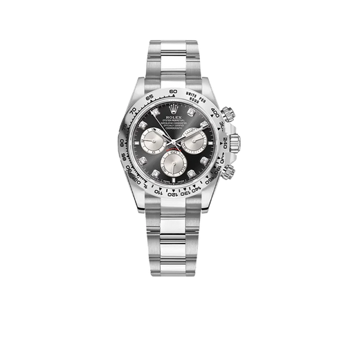 Daytona 40mm White Gold Diamonds Mens Watch 126509-0002