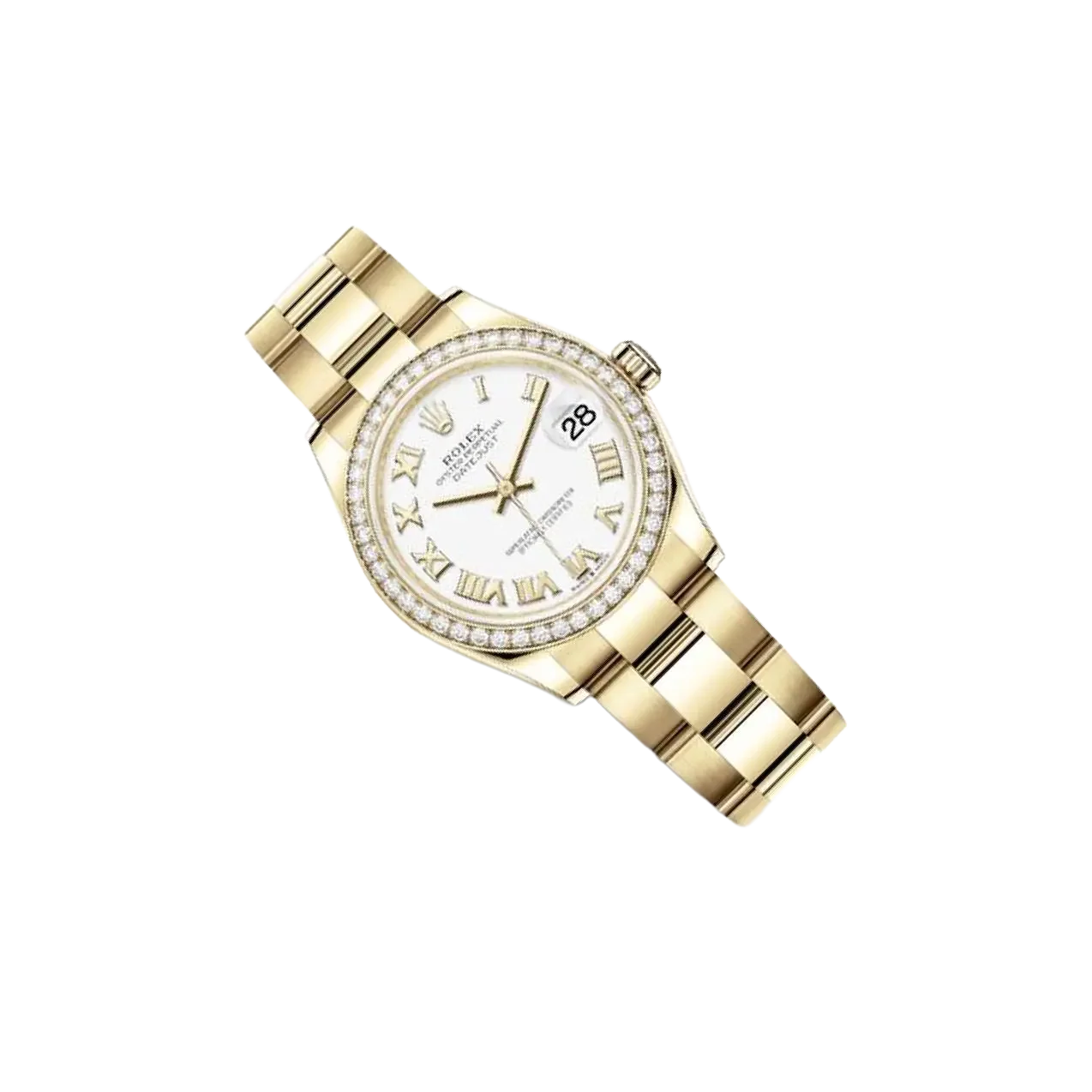 Datejust 31mm White Dial, 18kt Yellow Gold 278288