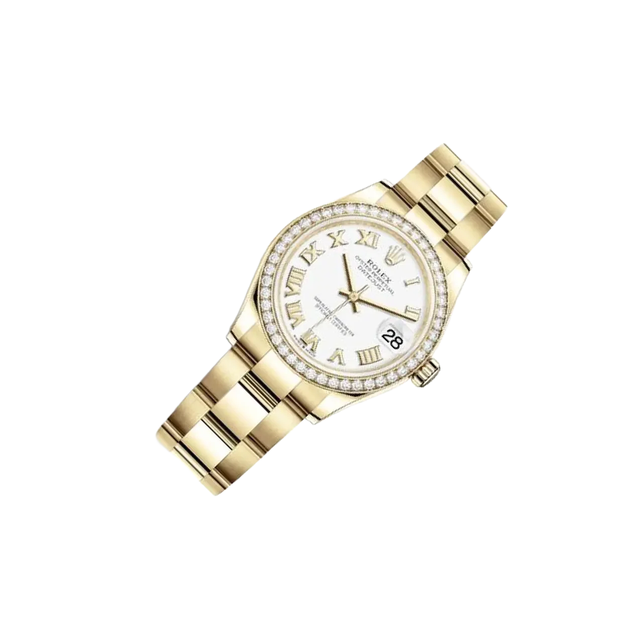 Datejust 31mm White Dial, 18kt Yellow Gold 278288