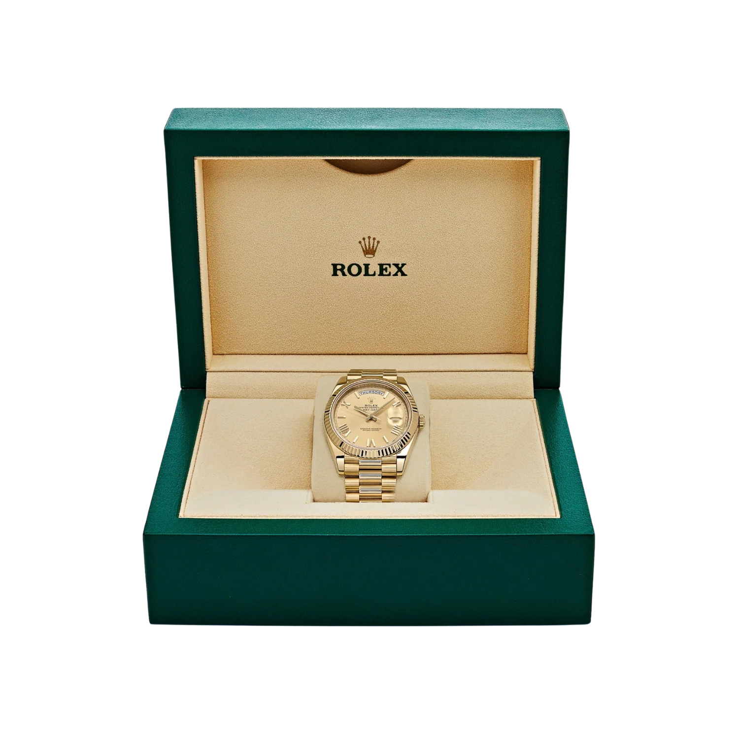Day-Date 40mm Yellow Gold Champagne Roman Dial m228238-0006