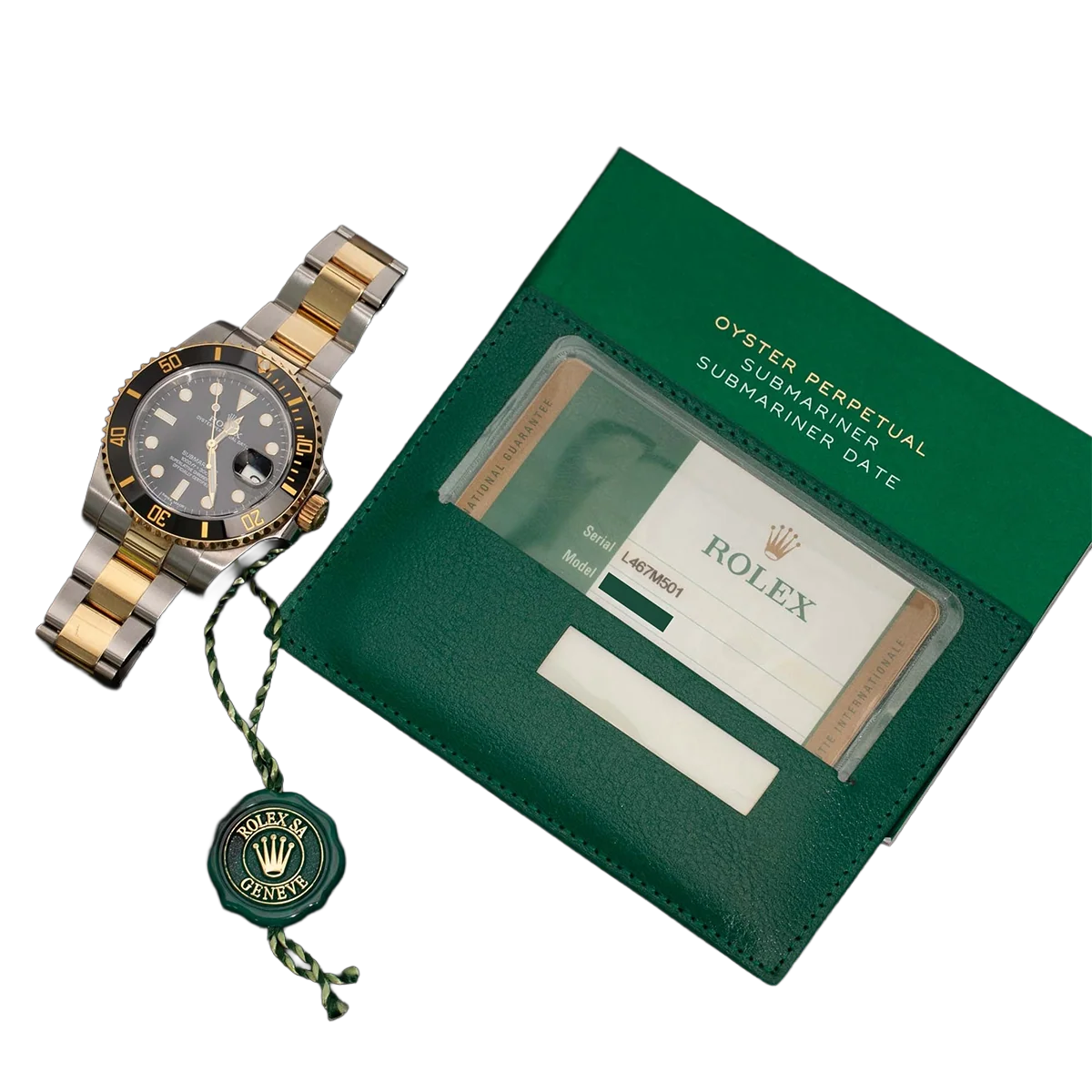Submariner Date 40mm 116613LN Black Dial Stainless Steel & 18K Yellow Gold Watch