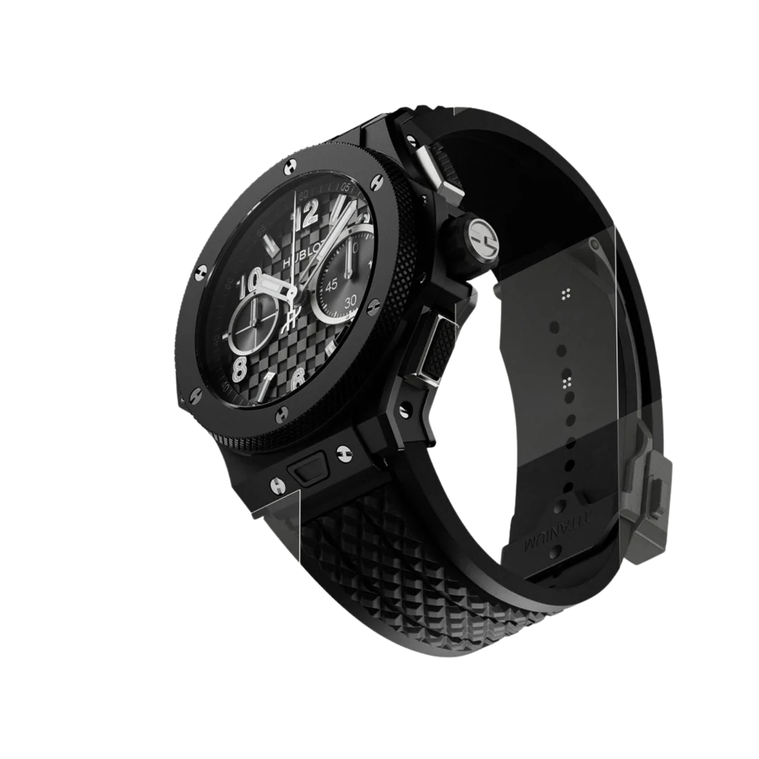 Big Bang Original Unico Black Magic 43mm Ceramic Chronograph Watch 431.CI.1370.RX