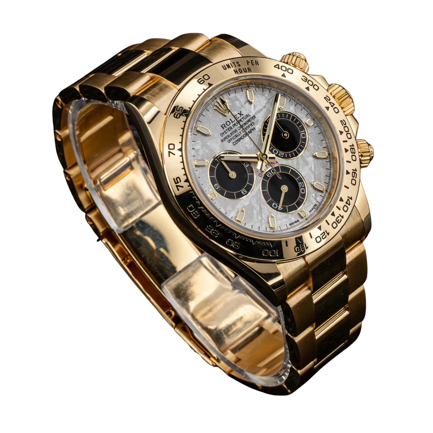 Daytona Cosmograph 40mm Yellow Gold Meteorite Dial 116508-0015