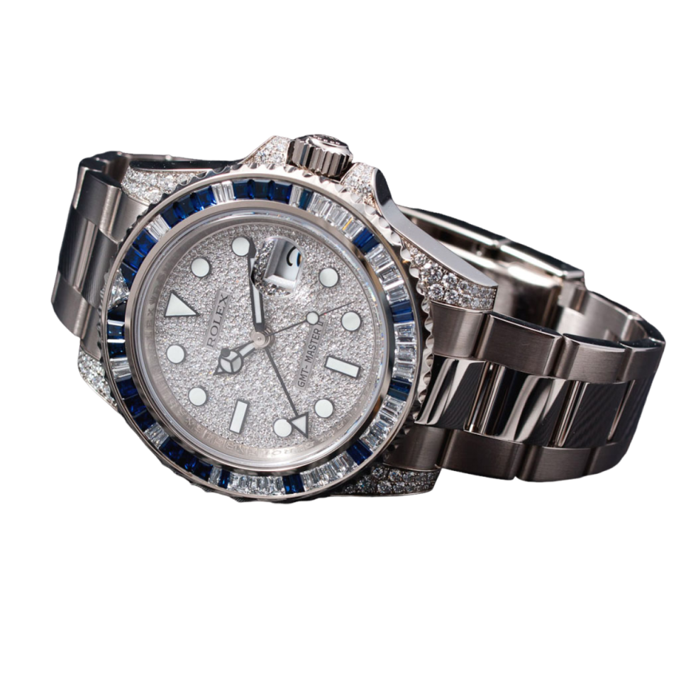 Oyster Perpetual GMT-Master II 40mm White Gold Blue Sapphire Bezel 116759SA