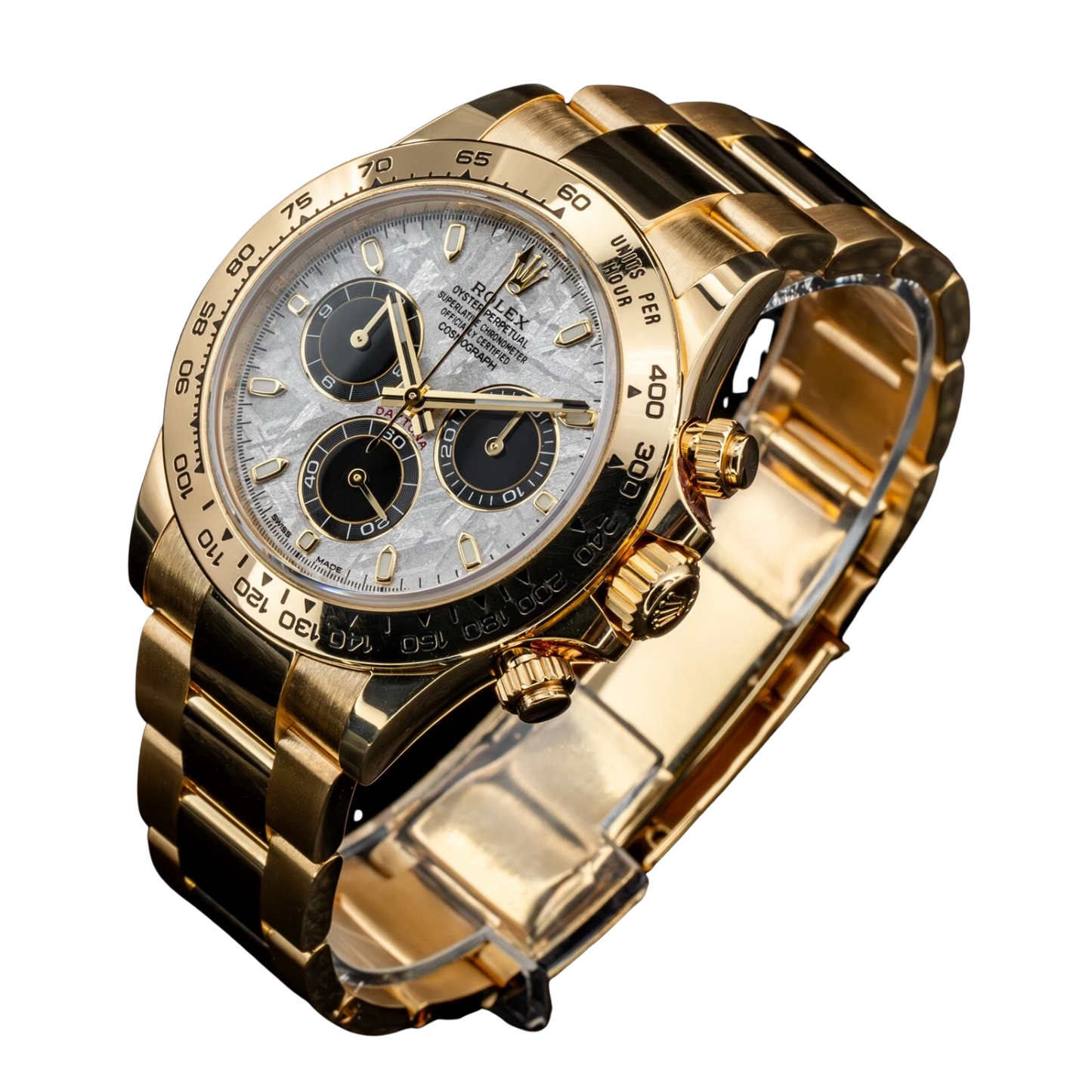 Daytona Cosmograph 40mm Yellow Gold Meteorite Dial 116508-0015