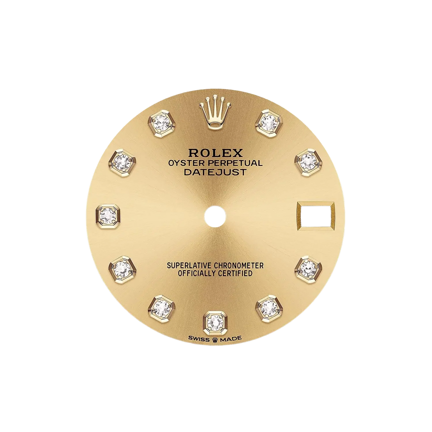 Datejust Oyster 31 mm Yellow Gold and Diamonds 278288RBR-0005