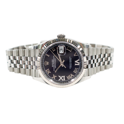 Datejust 36mm Steel and White Gold Purple VI & IX 126234