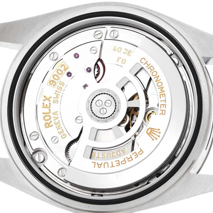Sky-Dweller 42mm Steel White Gold Green Dial Mens Watch 336934
