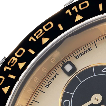 Daytona Pikachu 40mm Yellow Gold Champagne Dial Mens Watch 116518