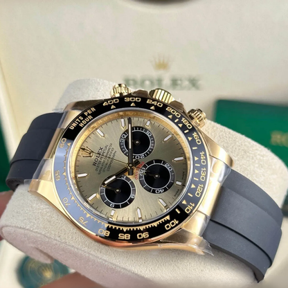 Daytona 40mm Pikachu Yellow Gold Champagne Black Dial 126518LN