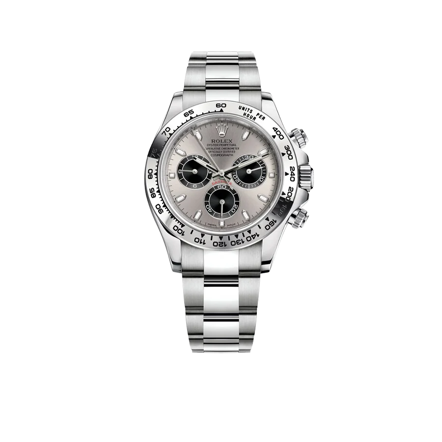 Daytona 40mm White Gold Ghost Panda Dial 116509
