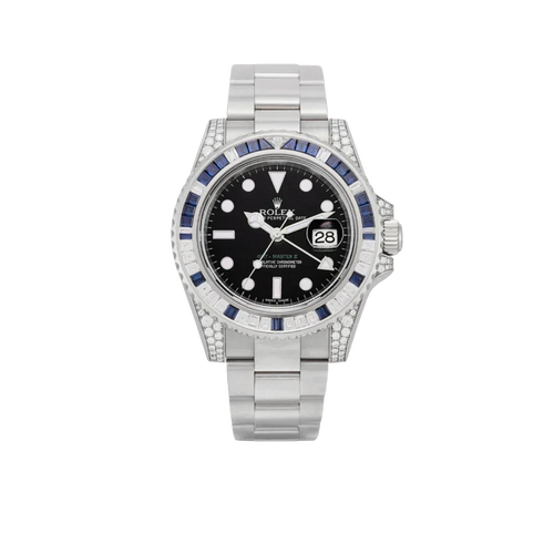 GMT-Master II, Reference 116759SA White Gold Diamond And Sapphire