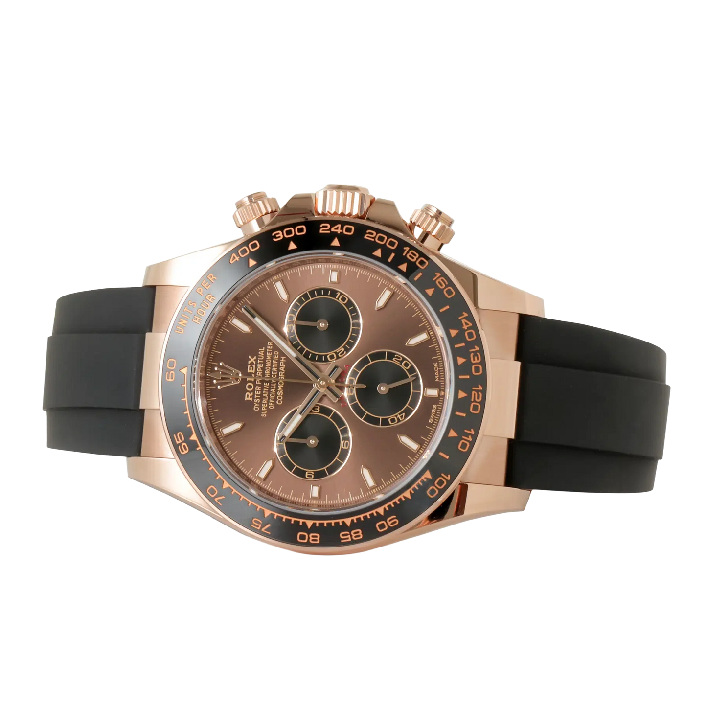 Daytona 40mm Oyster Perpetual Everose Gold Chocolate Dial M126515LN-0010