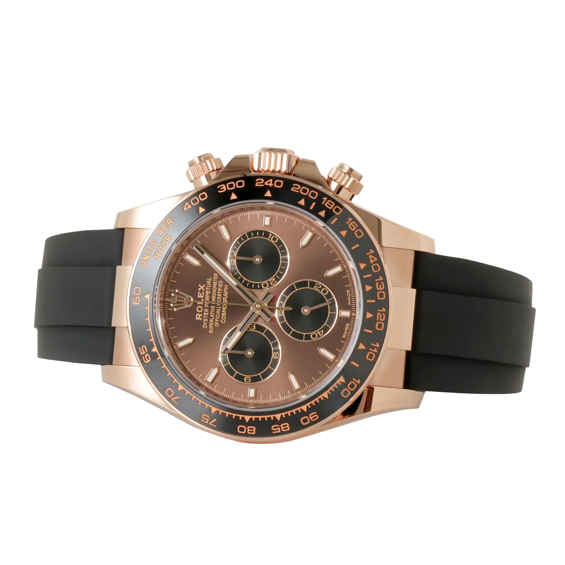 Daytona 40mm Oyster Perpetual Everose Gold Chocolate Dial M126515LN-0010
